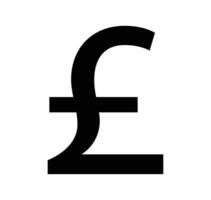 High Resolution Image of the British Pound Sterling Sign vector