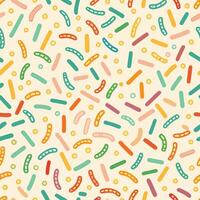 a colorful pattern with sprinkles and dots vector