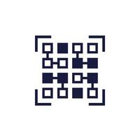 pattern recognition icon, machine learning for data analysis vector