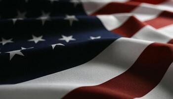 an american flag is shown in photo