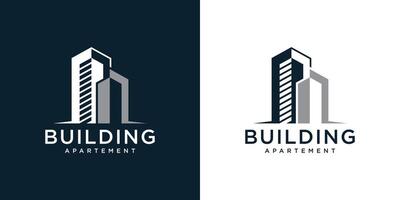 Building logo design architecture inspiration, vector