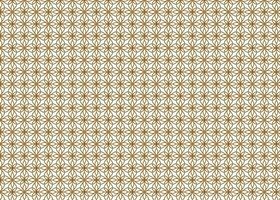 Repeating Islamic Geometric Motif with Mandala Structure vector
