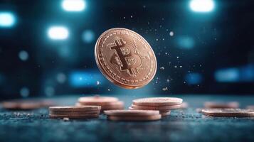 Bitcoin is a cryptocurrency that is created by a group of people who are called miners photo