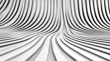 Abstract background of white lines photo