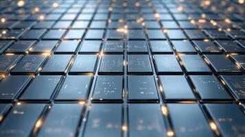A computer screen with many different types of squares photo
