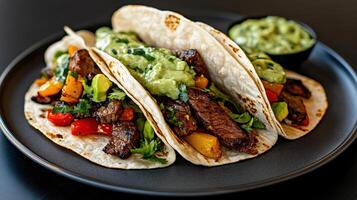 A plate of tacos photo