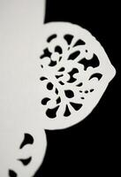 piece of paper with a design on it photo