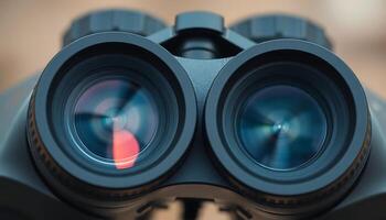 close up of a pair of binoculars photo