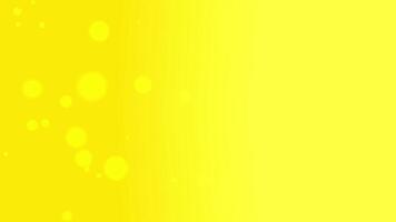 Bright yellow abstract background with soft bokeh lights creating a warm and festive atmosphere Perfect for celebration themes like Diwali Chinese New Year and summer event designs video