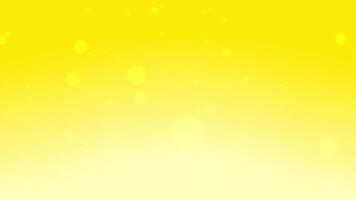 Soft golden yellow background with glowing bokeh light effects creating a dreamy and elegant look Ideal for festive themes New Year wedding invitations and luxury branding designs video