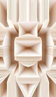 abstract white background with a large amount of folded paper photo