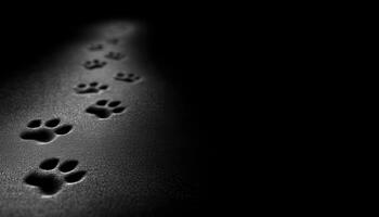 Animal footprints nature trail photography low-resolution close-up view wildlife exploration photo