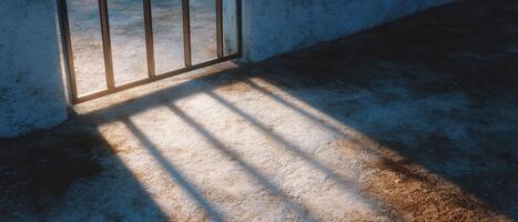 Sleek contemporary gate design urban area closeup image modern environment artistic view architectural concept photo
