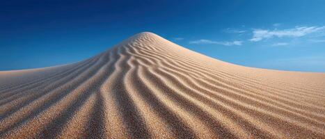 Majestic windswept dune landscape desert environment nature photography serene viewpoint photo