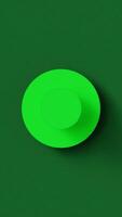 Vertical Transition of Expanding Circles in Green Tones video