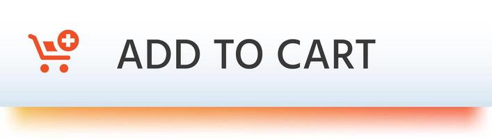 Add to cart button with shopping cart icon is displayed, inviting online shoppers to add items to their virtual shopping cart and proceed to checkout vector