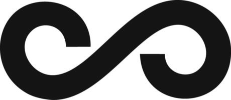 Infinity symbol, a continuous loop representing eternity, boundless potential, and endless possibilities, embodies concepts of limitless expansion and continuity vector