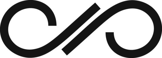 Infinity symbol is a concept expressing eternity, unlimited possibilities, endless love, the continuous and the boundless, representing something without any limit vector