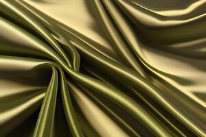 Olive green satin drapes exude a luxurious texture, making them perfect for enhancing any background. Their elegant flow adds a touch of sophistication and refinement, creating an inviting atmosp photo