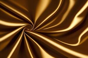 Golden Silk Drapery A Luxurious Addition of Elegance photo