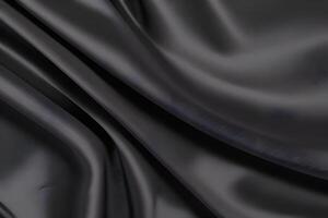 Dark Elegance Abstract Draped Fabric Texture photo