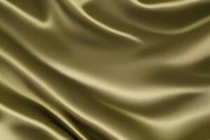 Elegant Draped Olive Green Satin Fabric Texture background. . background. . background. . background. . background. . photo
