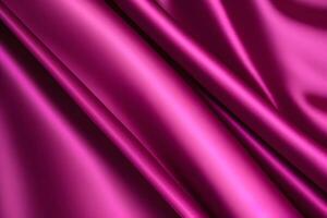 Luxurious Magenta Silk Drapery A Textured Abstrac.t photo