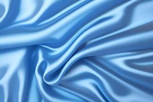 Serene Blue Silk Drape A Study in Texture for backgroundfor backgroundand Light photo