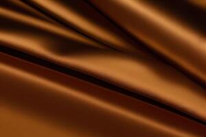 Luxurious Brown Satin Fabric Texture for backgroundfor backgroundAbstract Background Background.. photo