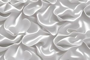 Olive-Green Satin Fabric Texture for the backgroundLuxurious Drape and Smooth Surface photo