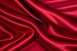 Silk Drape in Crimson An Opulent Texture photo