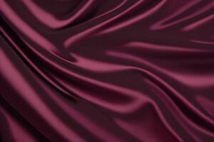 Crimson Silk Drapery A Study in Luxurious Texture Background. photo