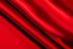Crimson Silk Drape A Study in Red Background. photo