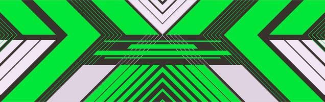 Green background with geometric lines, modern futuristic design vector