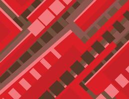 abstract background of lines and block shapes with a red theme vector