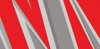 Red sports background design with sharp lines pattern vector