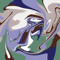 An abstract digital artwork featuring swirling marble patterns in earthy and cool tones, creating a dynamic and visually intriguing composition. Perfect for artistic, creative, and design projects. vector