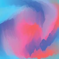 A colorful and dynamic abstract digital painting focusing on blue and pink gradient tones, creating a vibrant, energetic, and captivating modern composition ideal for artistic backgrounds. vector
