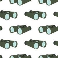 Binocular patterns displayed on white background for nature and exploration themes vector
