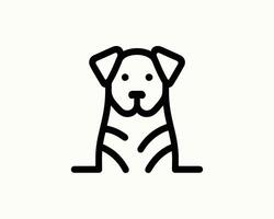 Dog Outline Logo Icon for Digital Use vector
