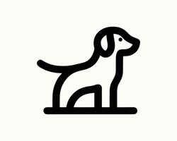 Line Drawing Dog Logos for Simple Branding vector