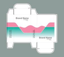 Abstract real size packaging design concept vector