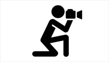 Photographer Silhouette Capturing Image vector