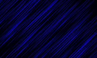 Abstract diagonal blue line stripes black background. futuristic speed lines. vector