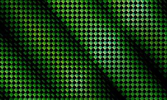 Abstract green square shape pattern background. diagonal mosaic cube pattern. vector