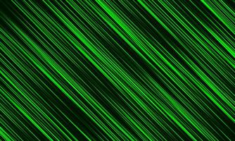 Abstract diagonal green line stripes black background. glowing stripe texture. vector