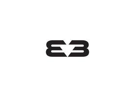 Stylish EE Icon Design vector