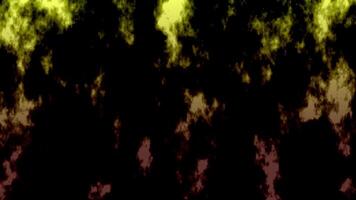 Abstract background with moving shapes and particles video