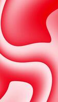 Abstract red and white background with a curved shape video