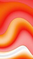 An abstract background with orange and white waves video